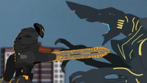 Титановая фурия vs Кайдзю Остроголов | Анимация (часть 1)