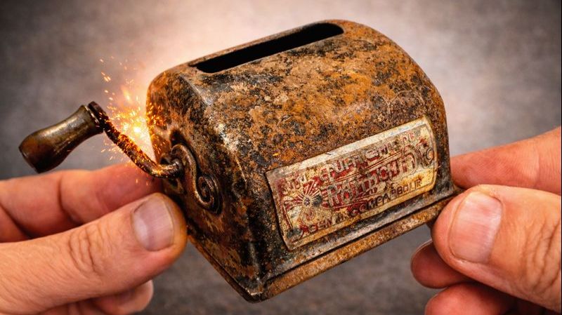 Реставрация Винтажной Точилки Для Лезвий смотреть онлайн