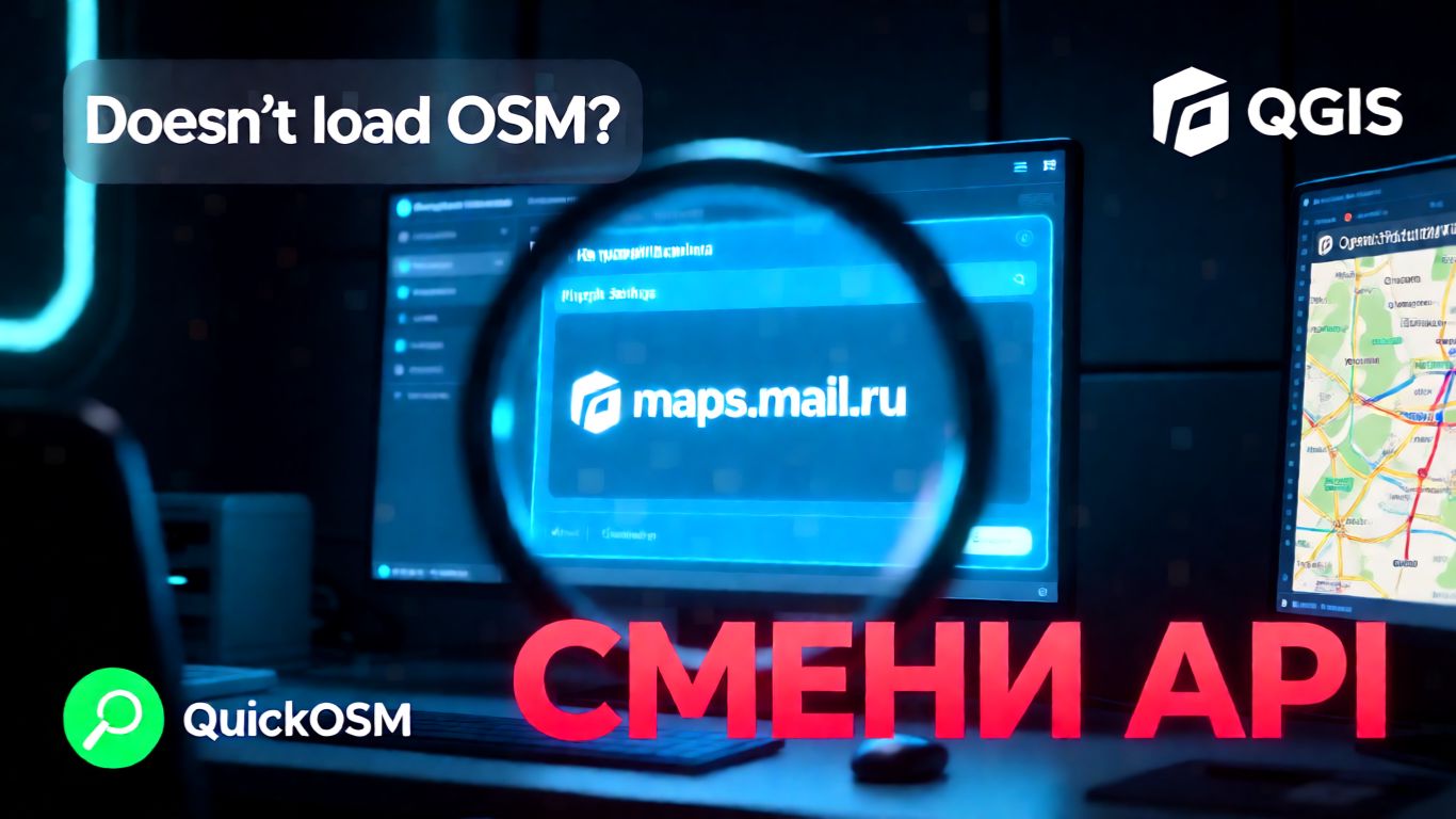 Лайфхак QGIS: Как скачать данные OSM, если сервер не отвечает? смотреть онлайн
