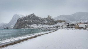 Крым завалило снегом!