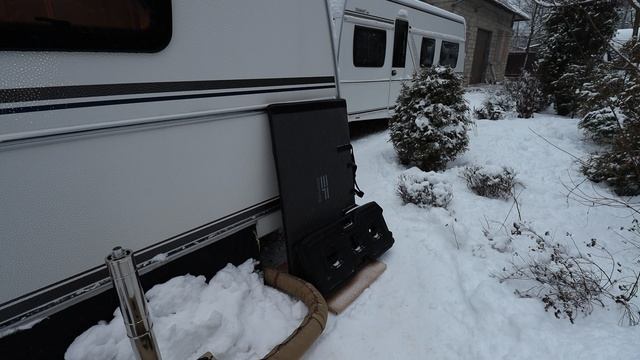 Зимний FENDT CARAVAN BIANCO ACTIV 560 SKM в снегу . Как правильно использовать.