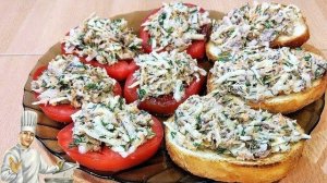 Закуска из рыбных консервов: вкусные закусочные бутерброды