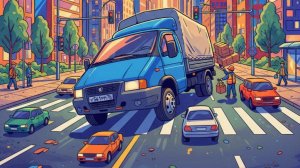 ГАЗель едет по маршруту Ярославль-Самара-Ярославль