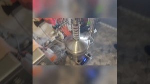 Первый перегон сахарной браги на спирт сырец в режиме