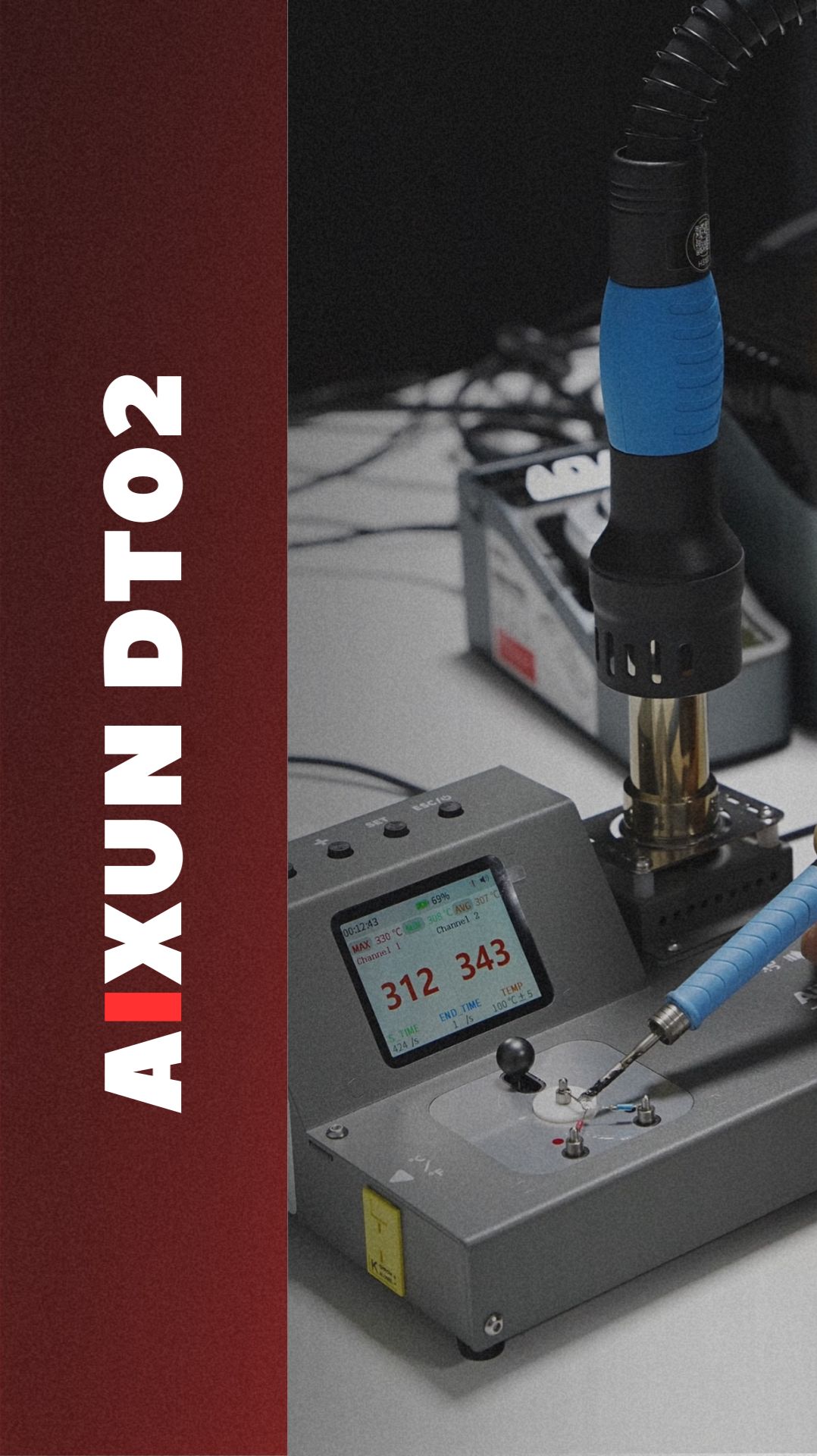 Калибратор температуры AiXun DT02 #05gsm смотреть онлайн