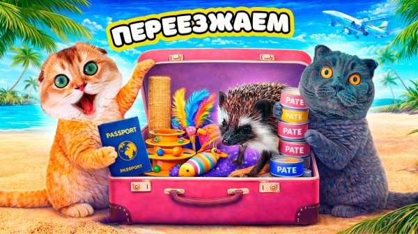 БУДЕМ ЖИТЬ БЕЗ ВИКИ 😱 КОТИКИ Уезжают от ХОЗЯЙКИ | Собирают ЧЕМОДАН в ДОРОГУ