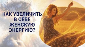 Как увеличить в себе женскую энергию?