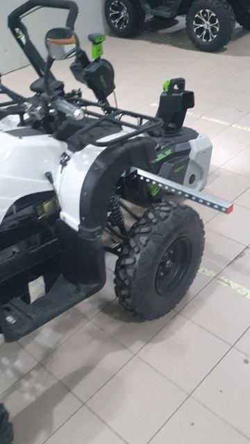 Эл. квадроциклы с снегоуборщиками Гринворкс