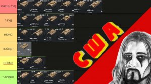 ТИР-ЛИСТ ТАНКОВ США | Tanks Blitz