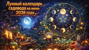 🌙 Лунный календарь садовода на июнь 2026 года: рост, уход и энергия Луны ✨