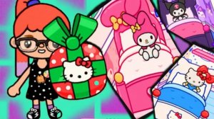 Toca Boca Хелло Китти и Сеннамарол семья Валя Гейм