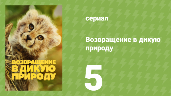 Возвращение в дикую природу 1 сезон 5 серия (документальный сериал, 2025)