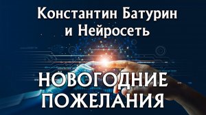 НОВОГОДНИЕ ПОЖЕЛАНИЯ - Константин Батурин и Нейросеть