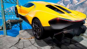 Сможет ли чит тачка перепрыгнуть разрушенный мост в ГТА 5? GTA 5 Online