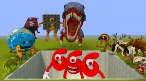 AI BRAINROT MEMES VS 666 BOSSES IN GIANT PIT – GMOD CHAOS
