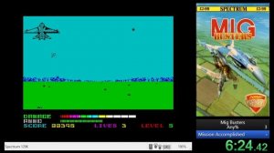MiG Busters (ZX Spectrum) Speedrun in 10m 56s [Pacifist]