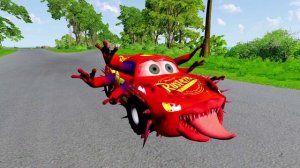 МУЛЬТИКИ ПРО МАШИНКИ МАКВИН: безумный спуск с горы!