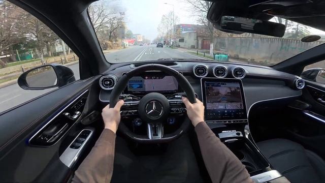 Mercedes AMG GLC 43 2025 [2.0 л. 421 л.с.] POV test drive смотреть онлайн
