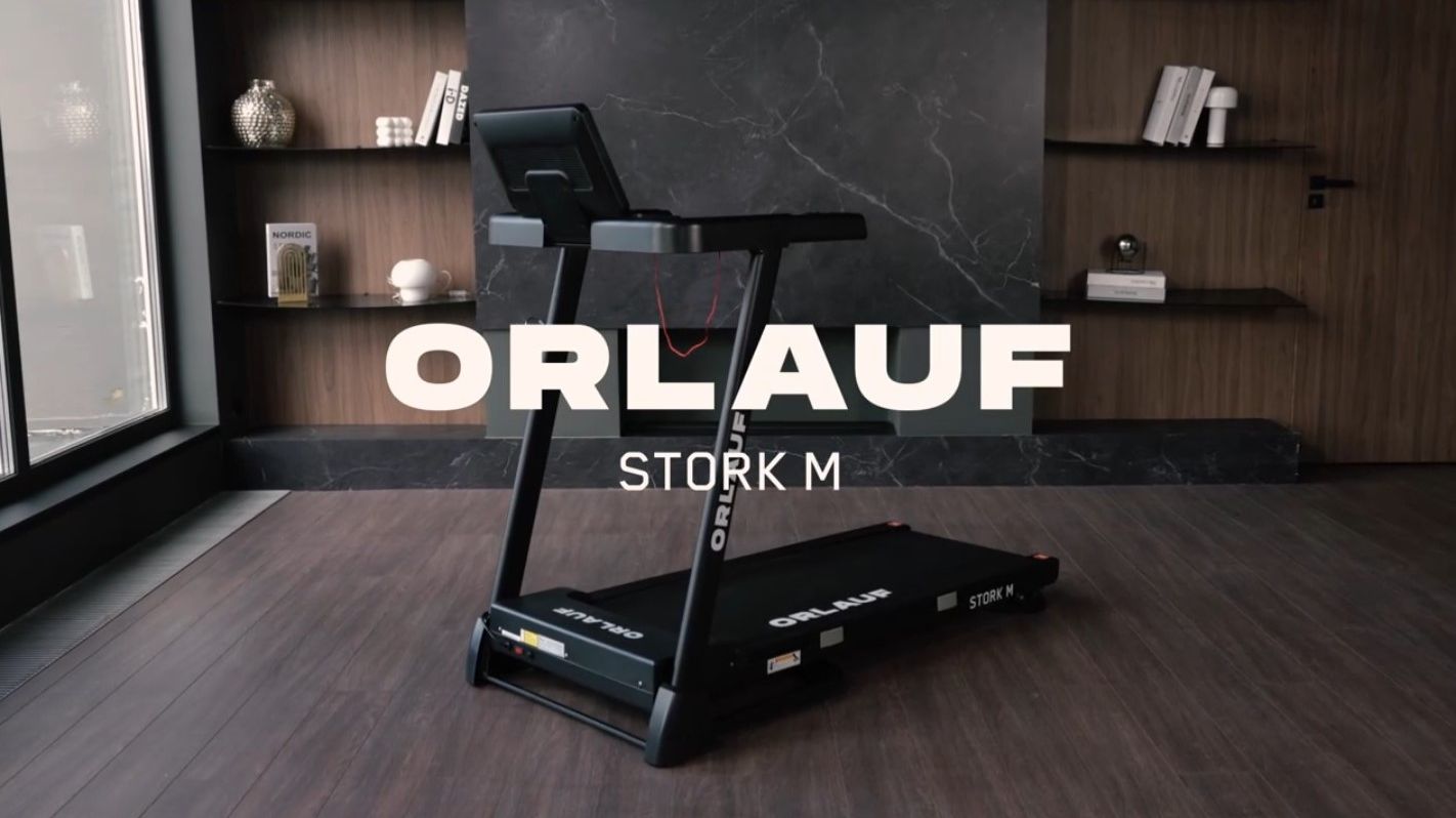 Orlauf Stork M - беговая дорожка с компактным хранением и мощным двигателем смотреть онлайн