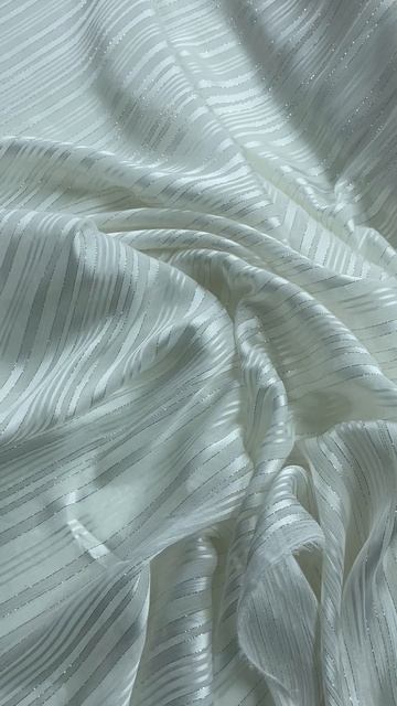 Ткань шифон с серебристым люрексом PL-0418 смотреть онлайн