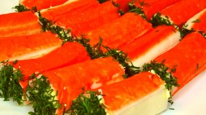 ВКУСНАЯ и Бюджетная ЗАКУСКА на праздничный стол за 5 минут из крабовых палочек