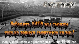 Победить НАТО мы сможем только вернув смертную казнь. Первая часть.