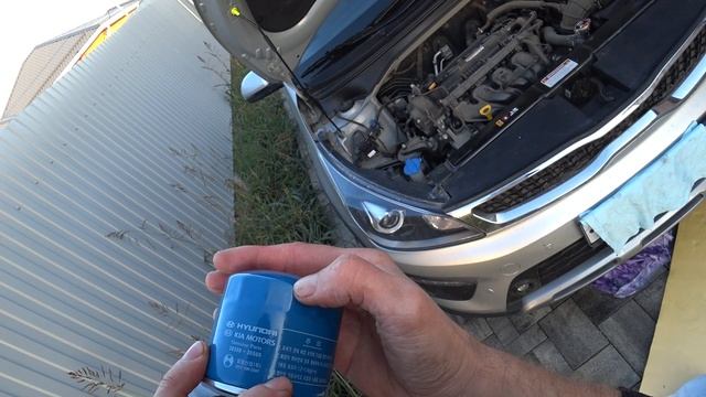 Замена масла в двигателе 1,6 KIA RIO X line 2020г смотреть онлайн