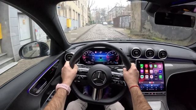 Mercedes-Benz C 180 2025 (W206) [170 л.с.] POV Test Drive смотреть онлайн