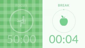 (🎲) pomodoro 50/10 (green noise!!) -- помодоро 50/10 (зеленый шум)