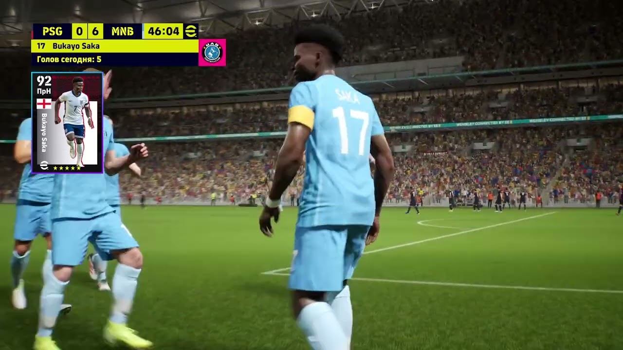 Гол За Букайо Сака В eFootball 2025 Часть 6 @marinammm790 @aiyouha смотреть онлайн