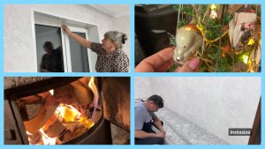 Топим  баню.Пора заносить МЕБЕЛЬ.