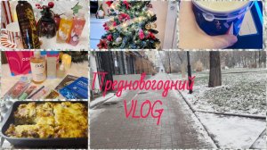 Предновогодний VLOG/гуляем/заказ фаберлик/закупка продуктов/готовлю/наконец-то снег☃️❄/Newbeautybox