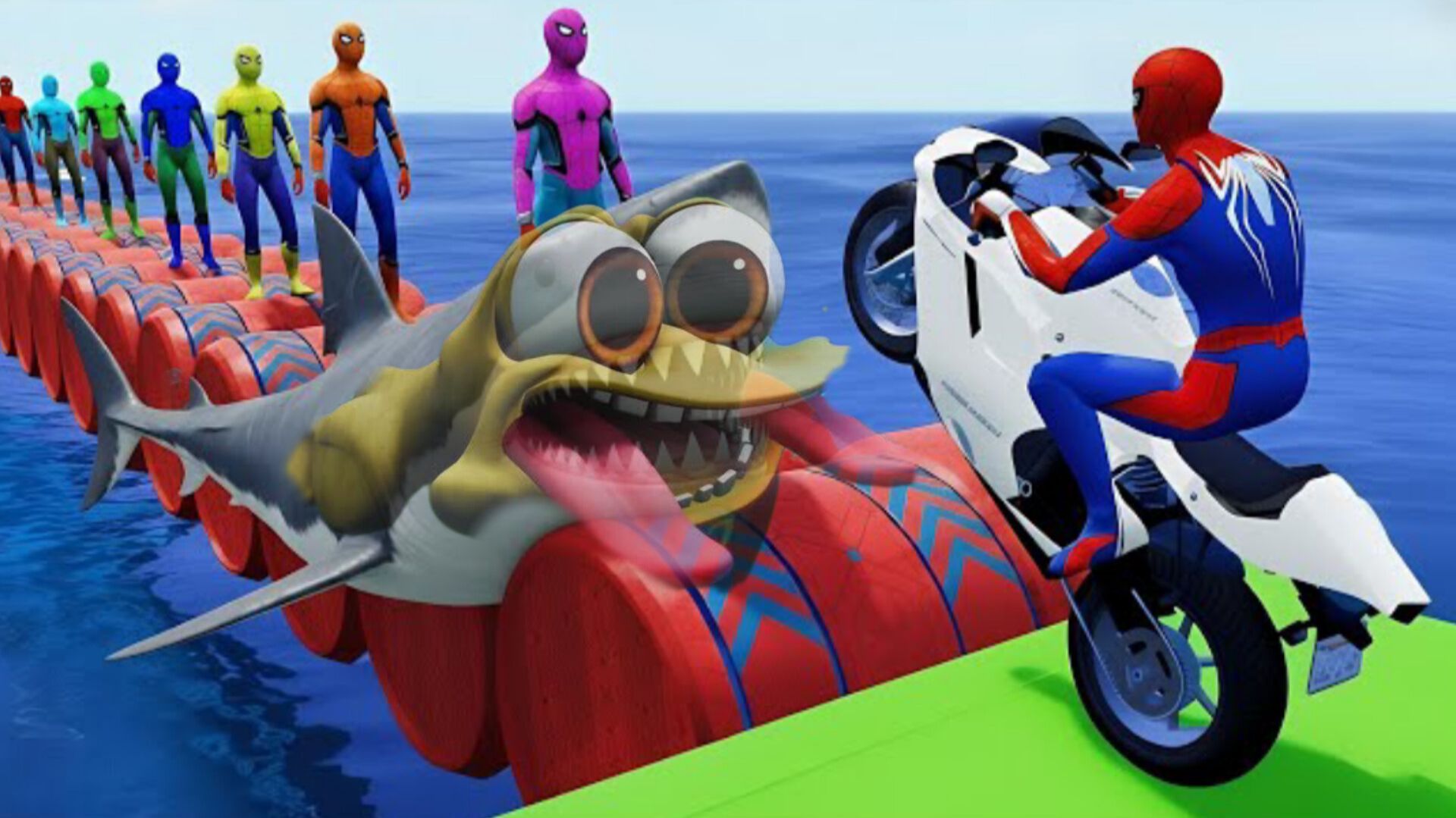 ПАУК СПАСАЕТ БЭТМЕНА ПРОТИВ ХАЛКА И ЖЕЛЕЗНОГО ЧЕЛОВЕКА В ГТА 5 смотреть онлайн