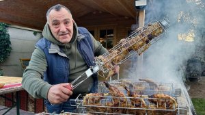 Большой ассортимент вкусных и сочных шашлыков на мангале