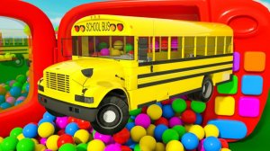 Разноцветные машинки, горки, мячики и шарики! Мультики про машинки. Мультик для детей.