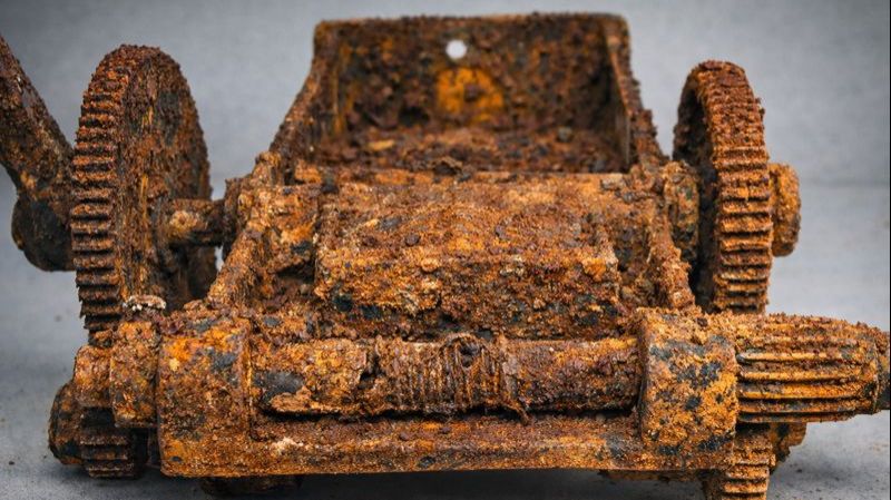 Реставрация Ржавой Антикварной Машины Для Намотки Моторов смотреть онлайн