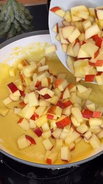 кекс с яблоком 🍏