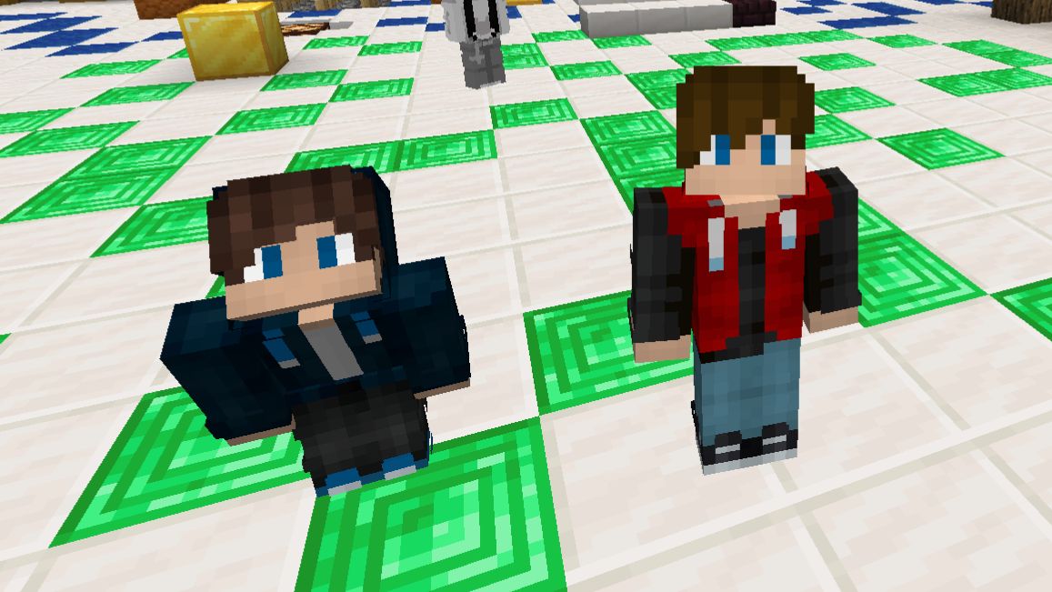 В первый раз убегаем от маньяка в майнкрафт