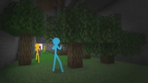 Рисованные чловечки против Minecraft часть 1. The Far Lands - Animation vs. Minecraft