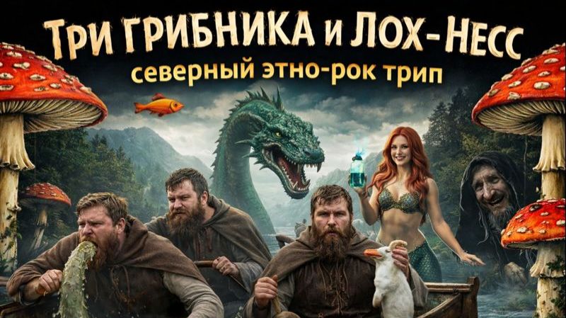 «Три грибника и Лох-Несс: северный этно-рок трип»