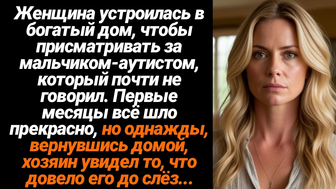 Жизненные Истории/Женщина устроилась присматривать за мальчиком-аутистом и однажды смотреть онлайн