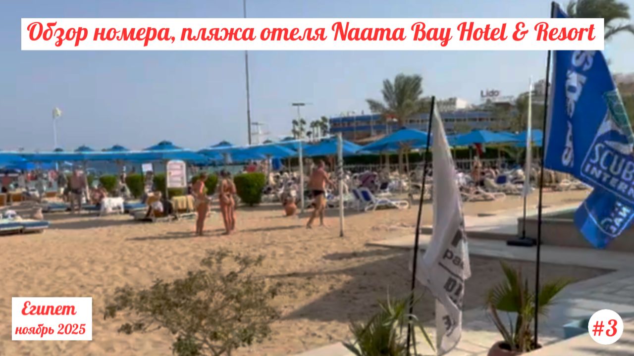 Отдых в Египте | Обзор номера и пляжа отеля Naama Bay Hotel & Resort | Ноябрь 2025 | Часть 3. смотреть онлайн