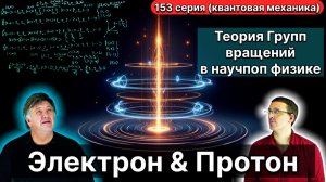 153. Система Электрон и Протон вместе дают невероятный результат! Теория групп вращений в физике.