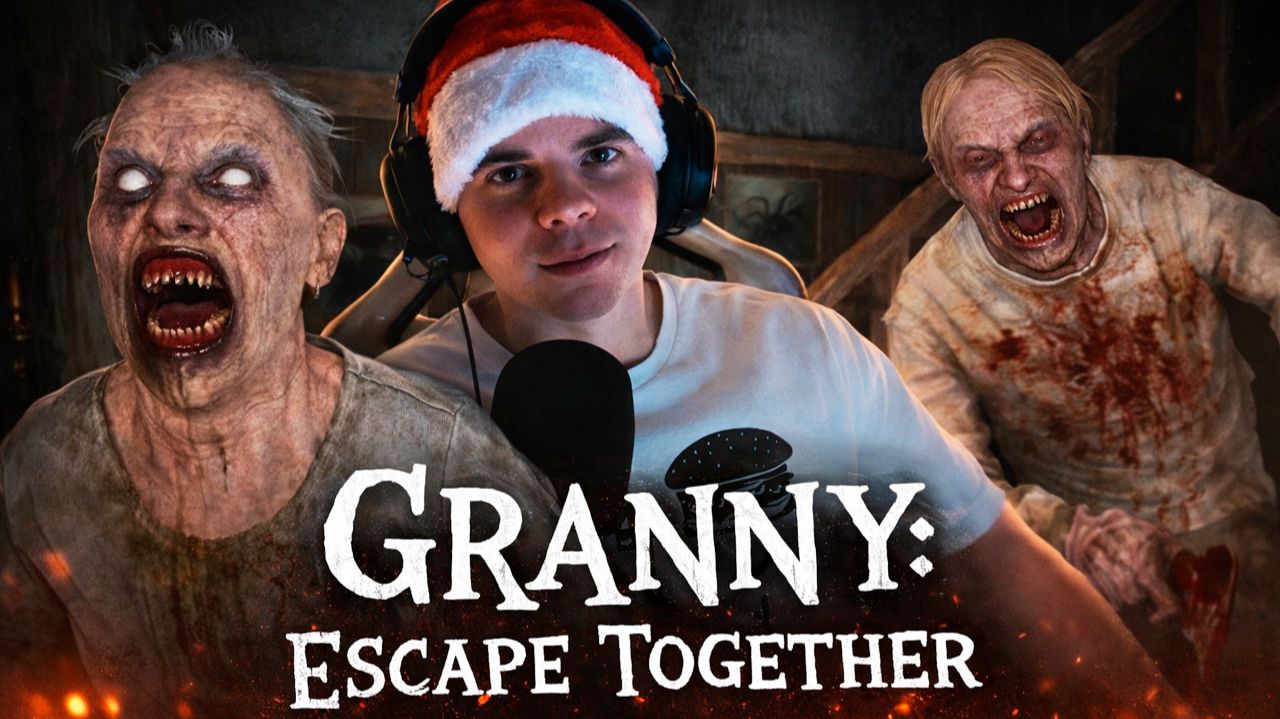 Granny: Escape Together - ПОЛНОЕ ПРОХОЖДЕНИЕ (Теперь у бабки два внучка) | Hard