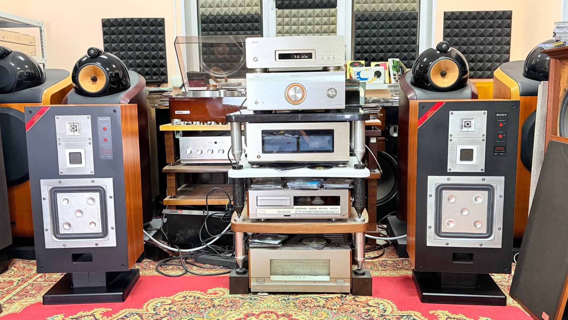 Колонки Sony APM 77 & Denon Pma SX1 & Denon Dcd S1