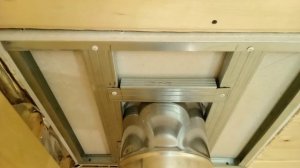 дымоход попадает на балку.*ВУЛКАН* печь из нержавейки.