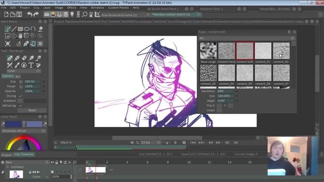 03 adding textures to your animation frames смотреть онлайн