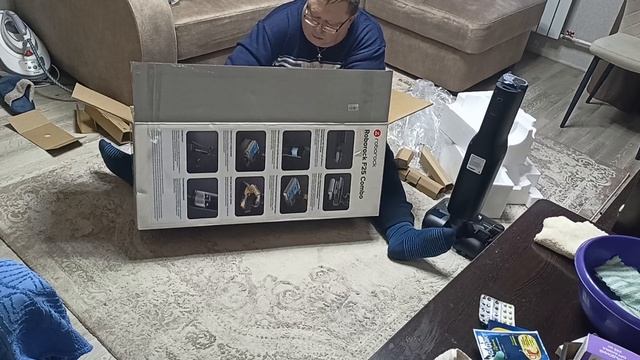 Распаковка пылесоса Roborock F25 COMBO