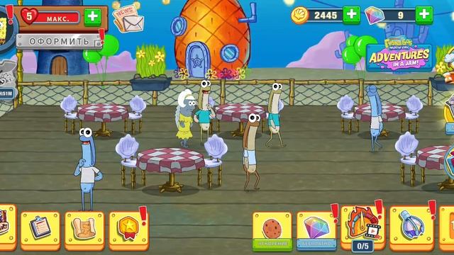 играем в Губку боба Кулинарные Поединки 4 часть