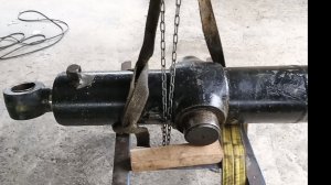 Ремонт трещины на гидроцилиндре.